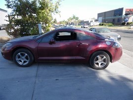 2007 MITSUBISHI ECLIPSE GT MAROON 3.8 AT 2WD 193933